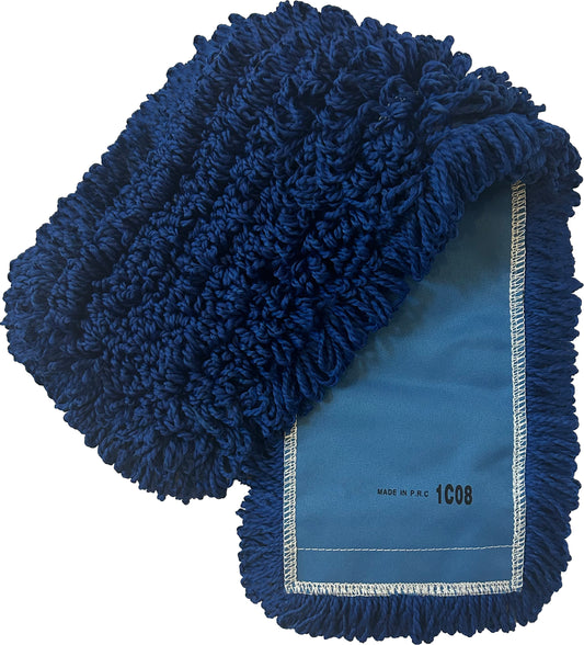 Blue Industrial Microfiber Dust Mop