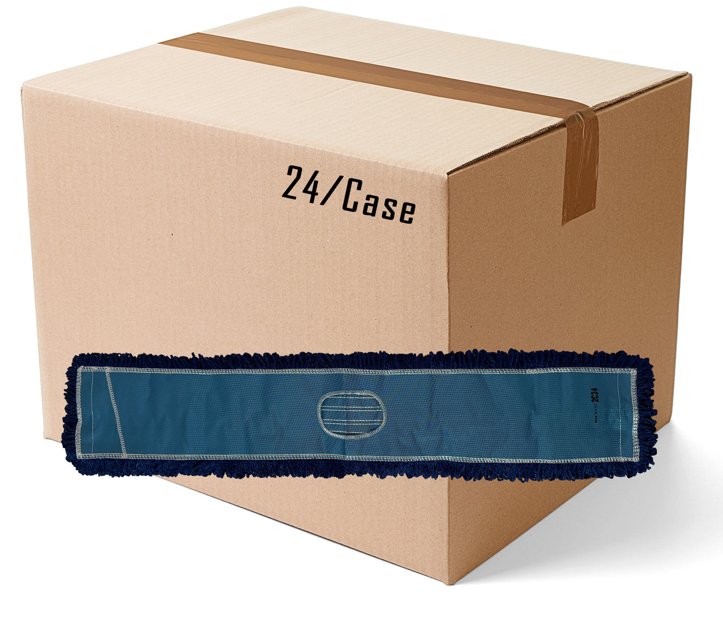 Blue Industrial Microfiber Dust Mop