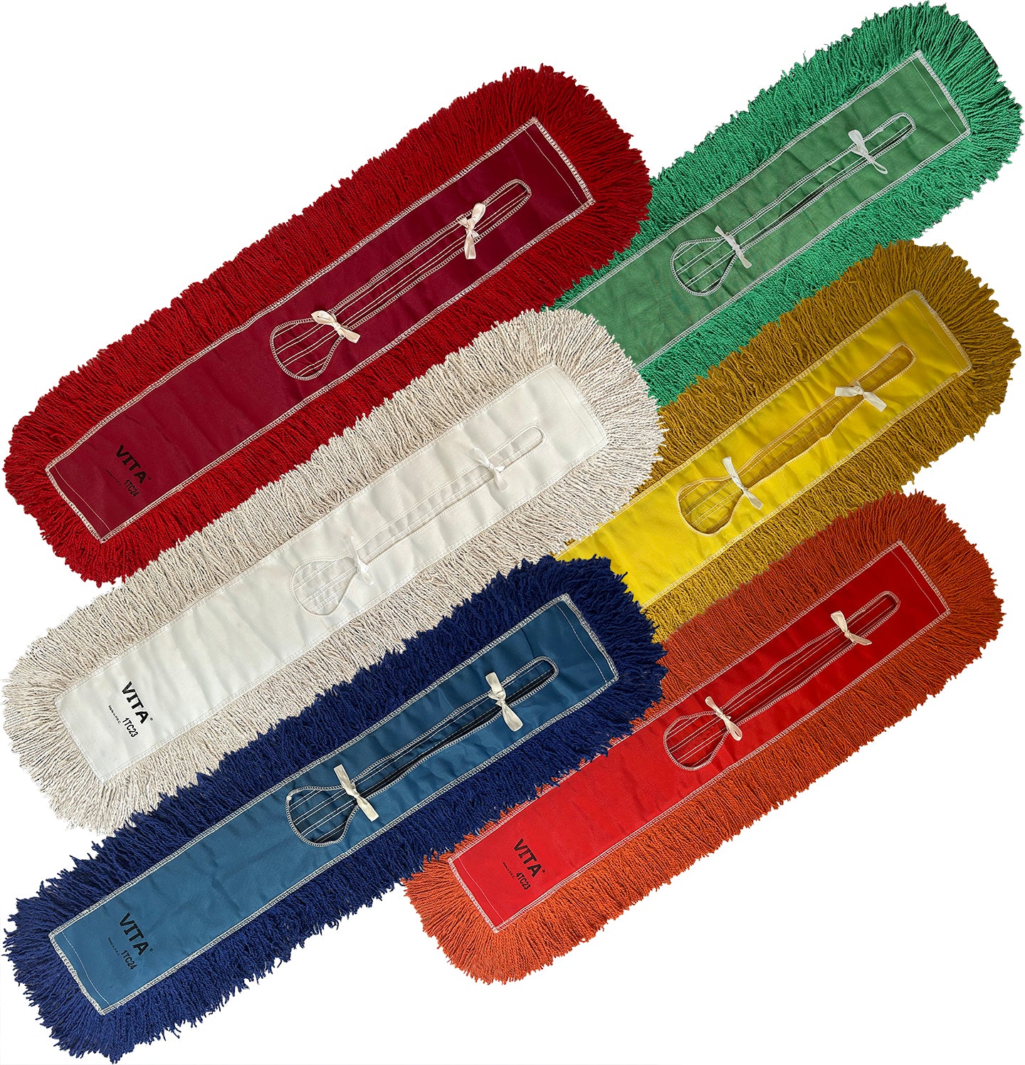 Industrial Dust Mop - Twisted Closed-Loop, Launderable, Durable