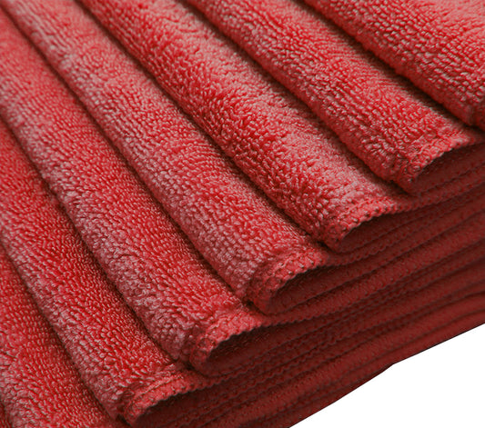 Microfiber Cleaning Cloths - Terry 16" X 16" - Standard Quality 200gsm