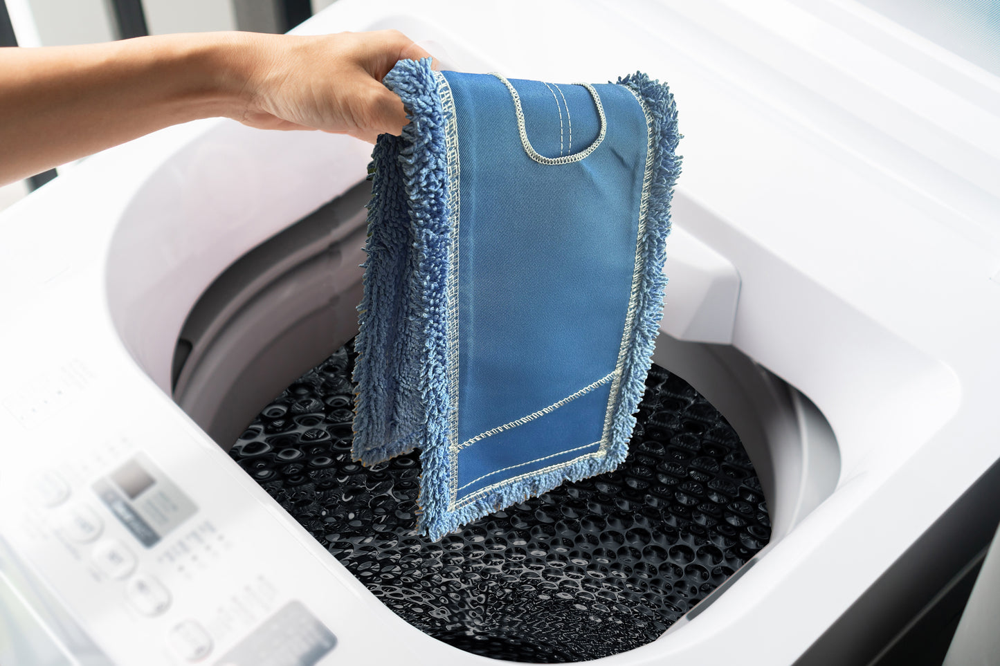 Trapeador industrial de microfibra para polvo | Bucle cerrado