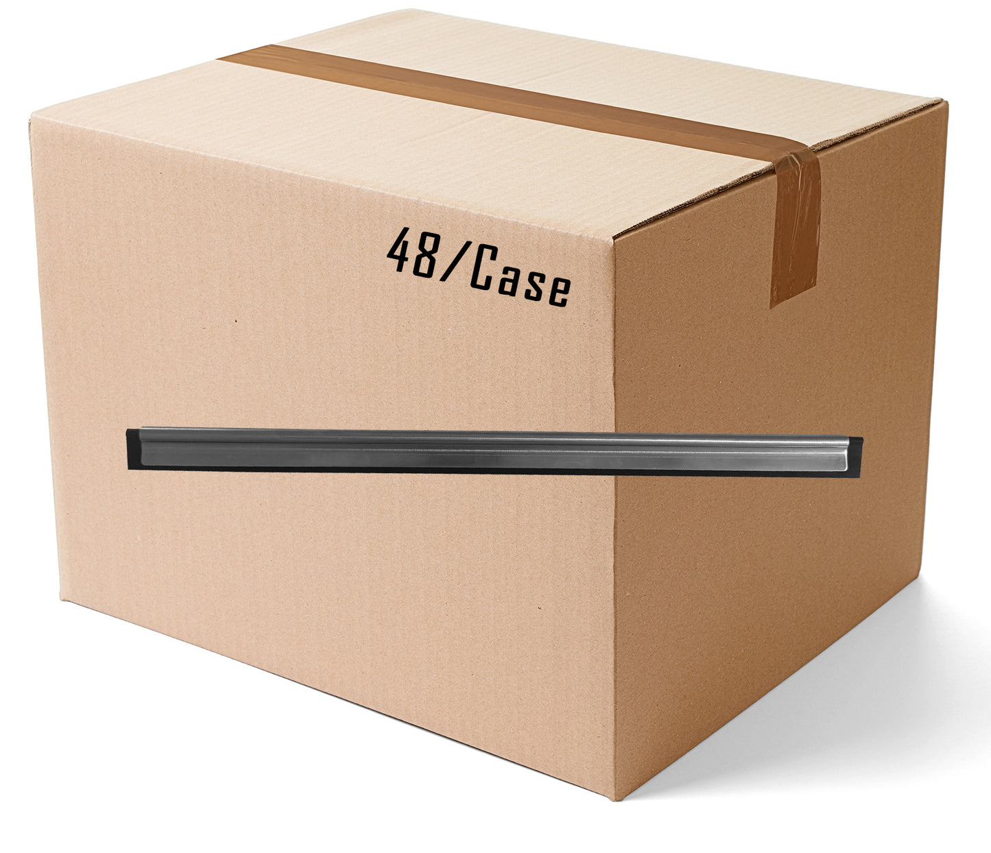 Stainless Steel Squeegee Blade Channel with Soft Rubber