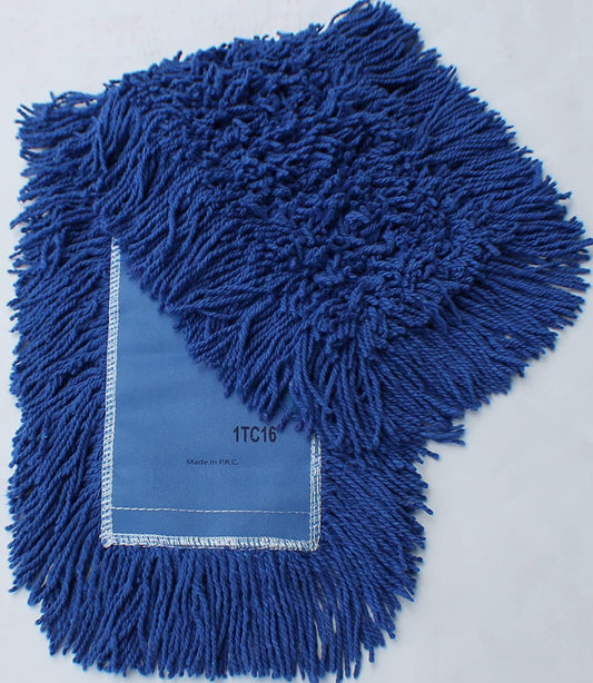 Dust Mop Complete Kit - Twisted Closed-Loop Industrial Grade - Launderable
