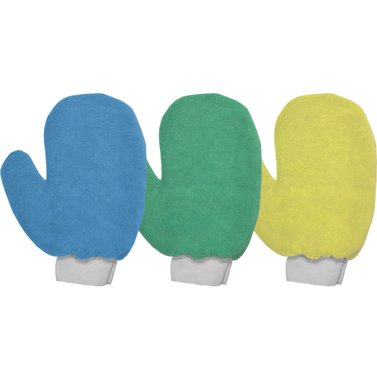 Microfiber Cleaning Hand Mitts