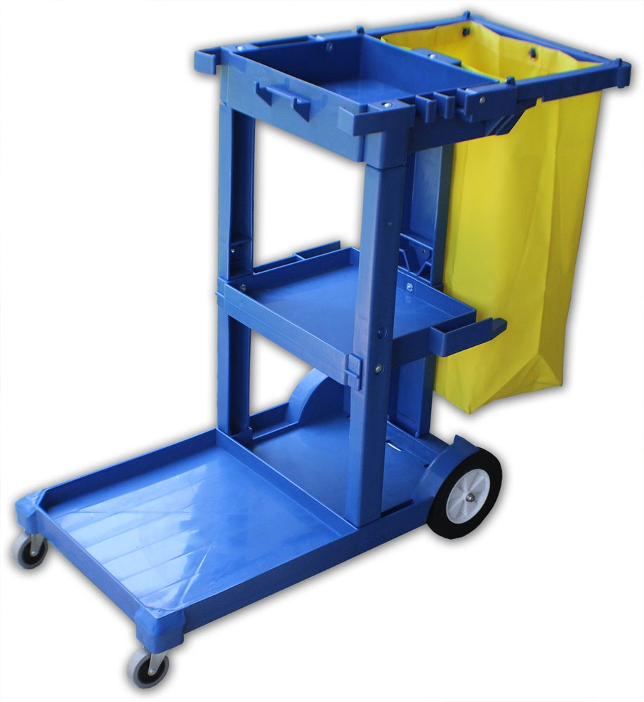 JANITOR CART---BLUE