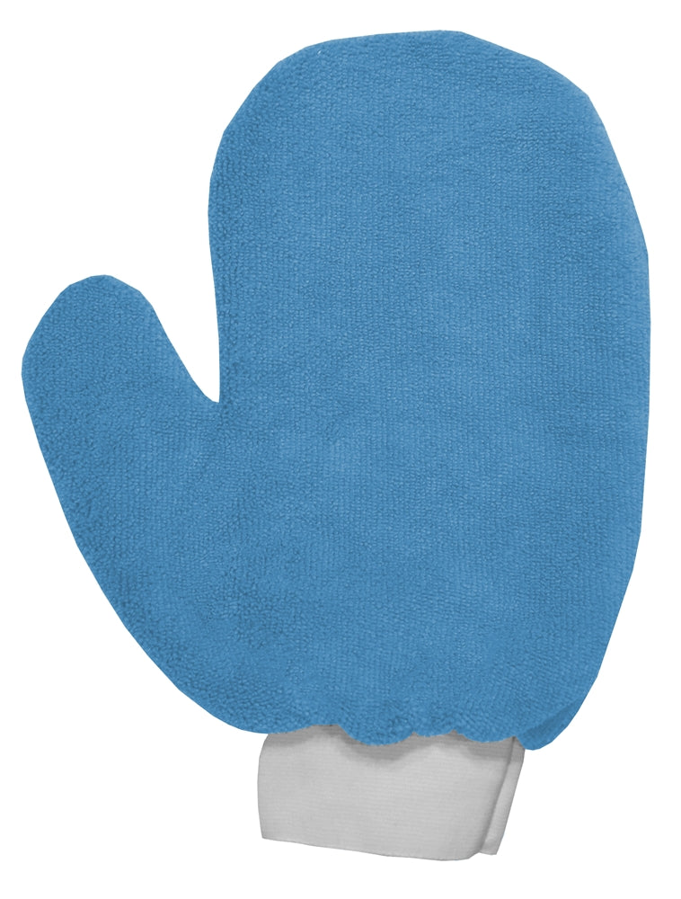Microfiber Cleaning Hand Mitts Blue | Dusting