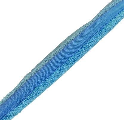 Capó de alfombra de pelo de bucle de microfibra azul