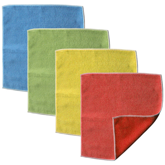 Microfiber Combination Scrubber Cloths — 12" x 12"