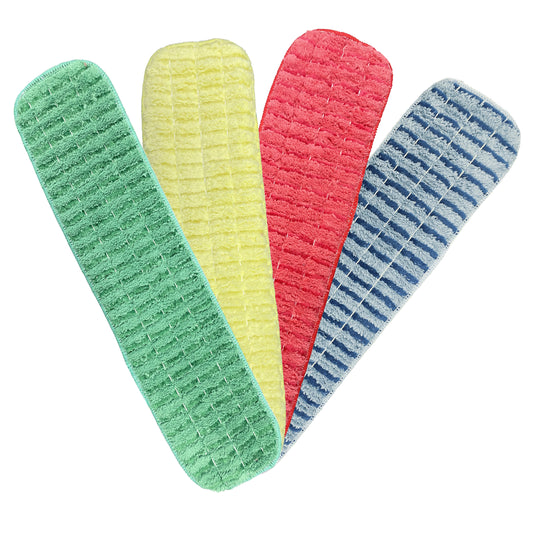 Cut-Pile Scrubber Microfiber Hook and Loop Mopping Pad