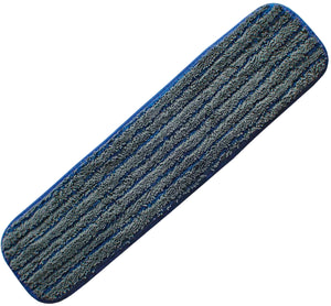 Gray Microfiber Scrubber Hook and Loop Mopping Pad