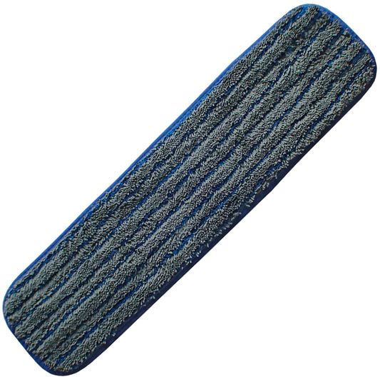 Gray Microfiber Scrubber Hook and Loop Mopping Pad