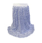 Blue/White Rayon Blend Looped-End Finish Applicator Wet Mop