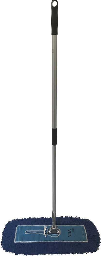 Kit completo de trapeador para polvo - Grado industrial de circuito cerrado trenzado - Lavable