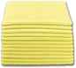 Paños de limpieza de microfibra - Terry 12" X 12" - Calidad profesional 300gsm