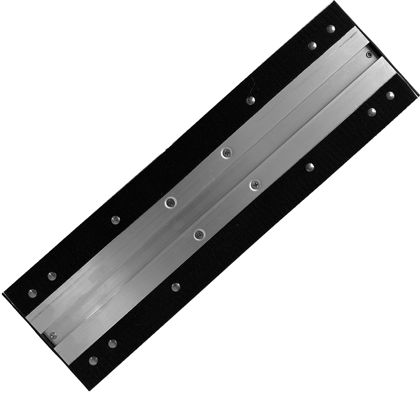 Marco de canal de aluminio de microfibra con gancho y bucle