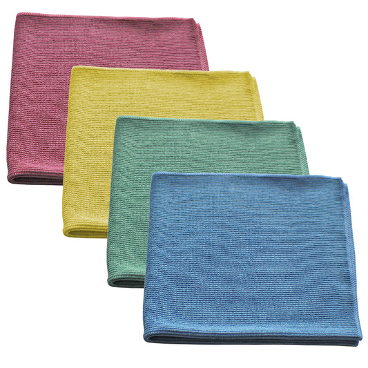 Microfiber Textured Glass Cloths — 16" x 16"